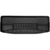 Гумовий килимок в багажник для SsangYong Rexton (mkII) 2017-2023; KGM Rexton (mkI) 2023→ (7 мест)(нижний уровень)(разложенный 3 ряд) (Frogum Proline Premium)