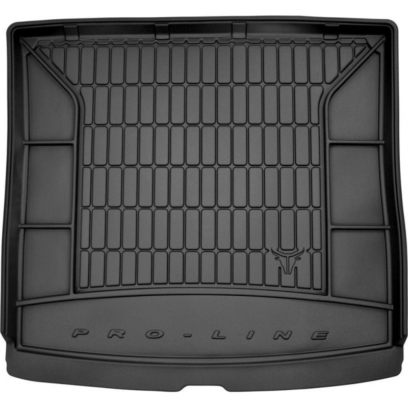 Гумовий килимок в багажник для Ford Grand C-Max (mkII) 2010-2019 (7 мест)(с органайзером)(сложенный 3 ряд) (Frogum Proline Premium)