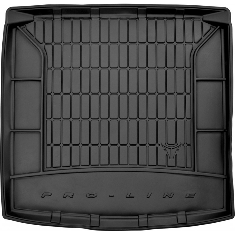 Гумовий килимок в багажник для Ford Focus (mkIV) 2018→ (универсал)(нижний уровень)(с докаткой)(без боковых ниш) (Frogum Proline Premium)