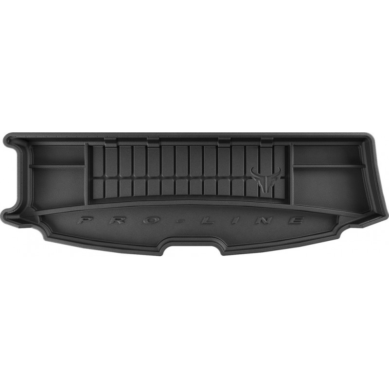 Гумовий килимок в багажник для Mazda 5 (mkII) 2004-2010 (7 мест)(с докаткой)(разложенный 3 ряд) (Frogum Proline Premium)