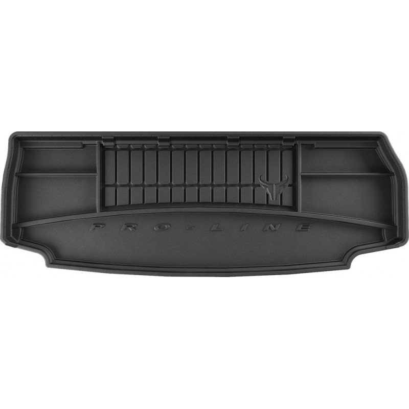 Гумовий килимок в багажник для Renault Grand Scenic (mkIII) 2009-2016 (7 мест)(разложенный 3 ряд) (Frogum Proline Premium)