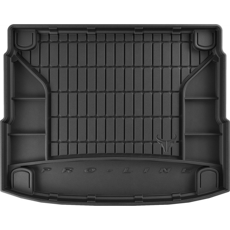 Гумовий килимок в багажник для Kia XCeed (mkI) 2018→ (не PHEV)(нижний уровень)(с докаткой) (Frogum Proline Premium)