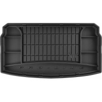 Гумовий килимок в багажник для Volkswagen Polo (mkVI) 2017→ (нижний уровень) (Frogum Proline Premium)