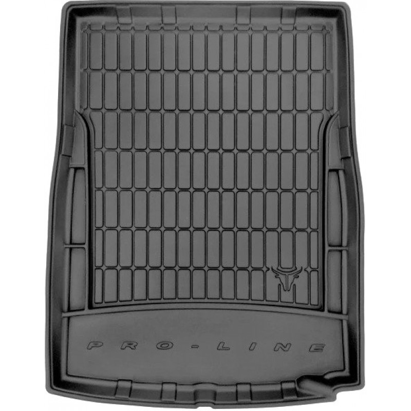 Гумовий килимок в багажник для BMW 7-series (G11; G12) 2015-2022 (с нишей под докатку)(не гибрид) (Frogum Proline Premium)