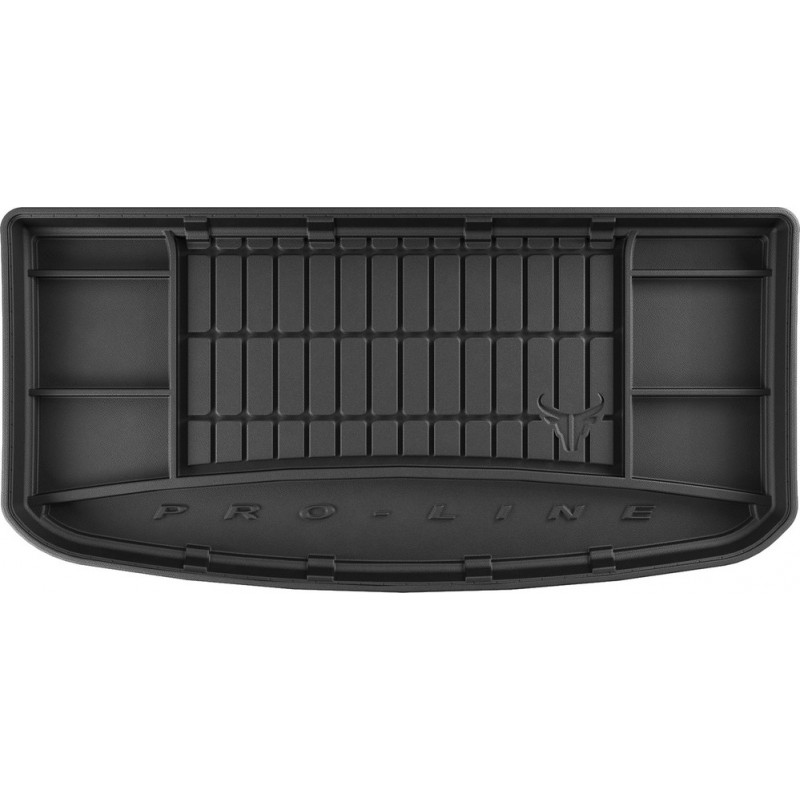 Гумовий килимок в багажник для Hyundai i10 (mkIII) 2019→ (с запаской) (Frogum Proline Premium)