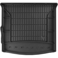 Гумовий килимок в багажник для Mitsubishi Outlander (mkIII) 2012-2021 (PHEV)(с сабвуфером) (Frogum Proline Premium)