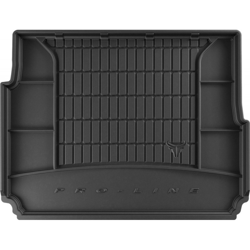 Гумовий килимок в багажник для Peugeot 3008 (mkII) 2016-2024 (гибрид) (Frogum Proline Premium)