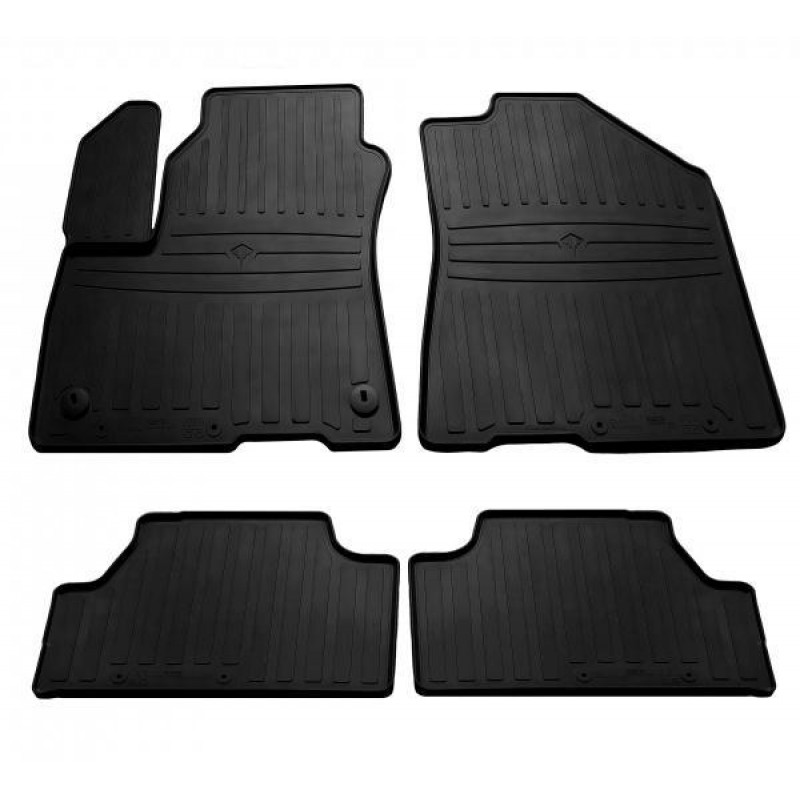 Гумові килимки в салон для Kia SOUL EV (2019-...) комплект з 4 штук (Stingray)
