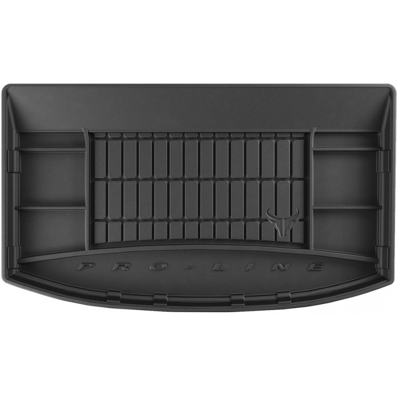Гумовий килимок в багажник для Kia Rio (mkIV) 2016-2023 (EU)(хетчбек)(MHEV) (Frogum Proline Premium)