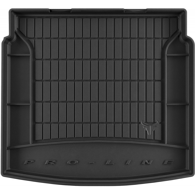 Гумовий килимок в багажник для Volkswagen Tiguan (mkII) 2016-2024 (Allspace)(нижний уровень) (Frogum Proline Premium)