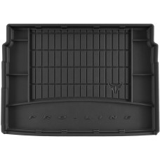 Гумовий килимок в багажник для Citroen C4 (mkIII) 2020→ (лифтбек)(верхний уровень) (Frogum Proline Premium)