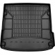 Гумовий килимок в багажник для Audi Q7 (mkI) 2005-2015 (сложенный 3 ряд) (Frogum Proline Premium)