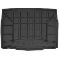 Гумовий килимок в багажник для Citroen C3 Aircross (mkI) 2017-2024 (2 ряд без регулировок)(нижний уровень) (Frogum Proline Premium)