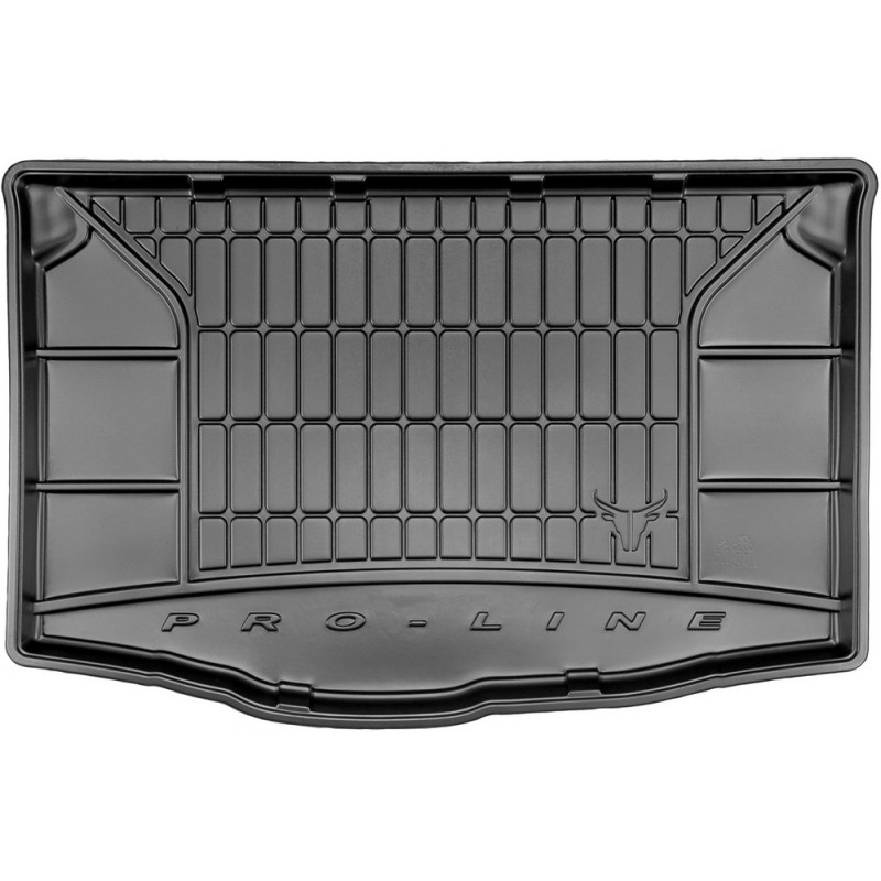 Гумовий килимок в багажник для Mazda 2 (mkIII) 2014→ (хетчбек)(без двухуровневого пола) (Frogum Proline Premium)