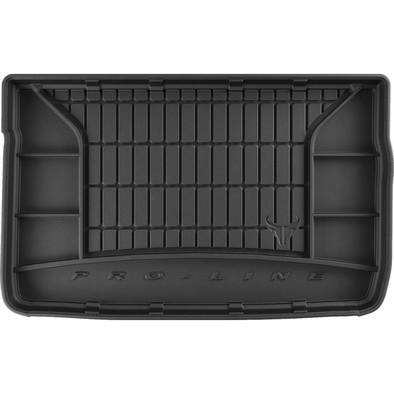 Гумовий килимок в багажник для Mercedes-Benz A-Class (W169) 2004-2012 (нижний уровень)(с докаткой) (Frogum Proline Premium)