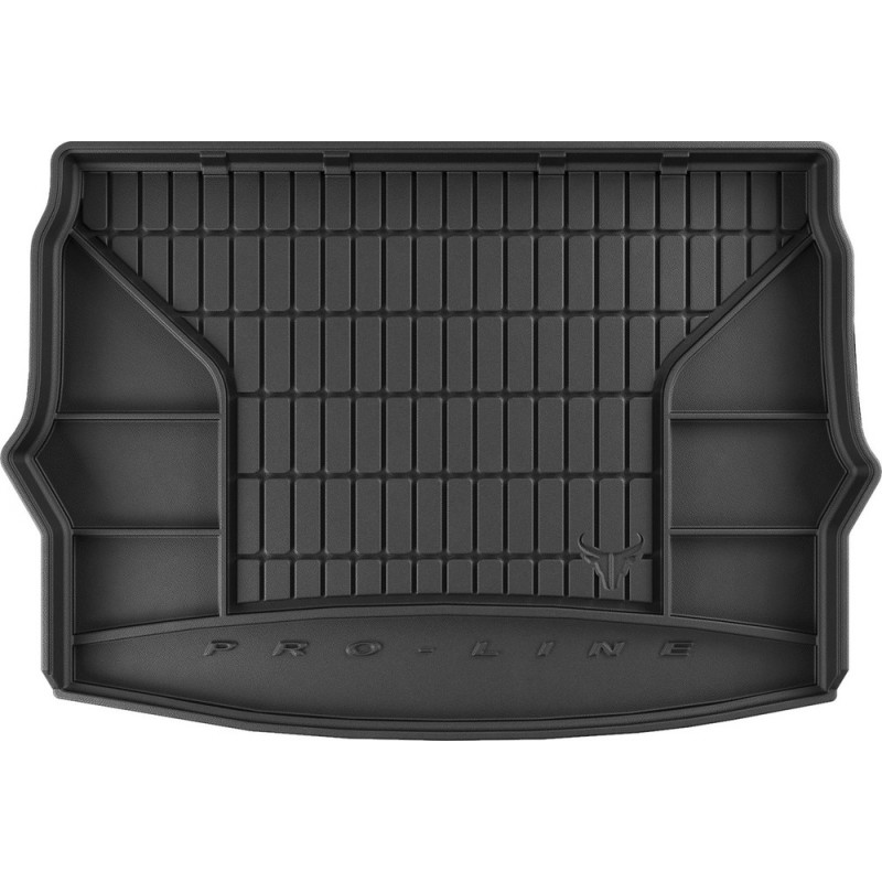 Гумовий килимок в багажник для Nissan Qashqai (mkII) 2013-2021 (верхний уровень) (Frogum Proline Premium)