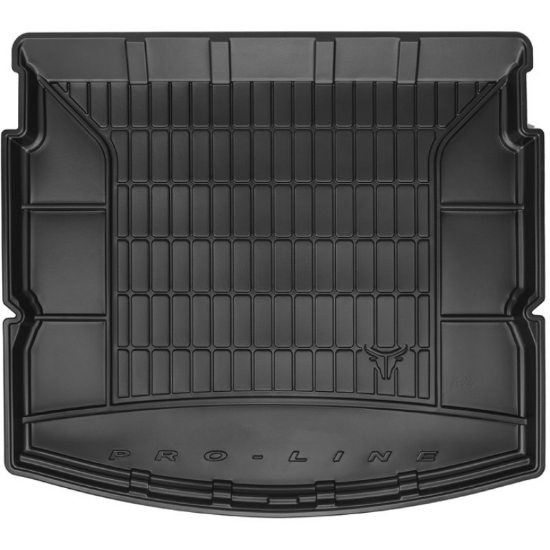 Гумовий килимок в багажник для Renault Megane (mkIV) 2015-2024 (универсал)(нижний уровень) (Frogum Proline Premium)