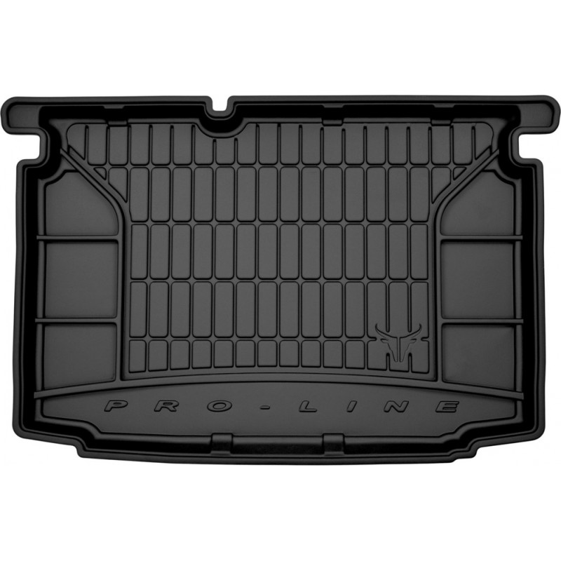 Гумовий килимок в багажник для Volkswagen Polo (mkV) 2009-2017 (хетчбек)(нижний уровень) (Frogum Proline Premium)