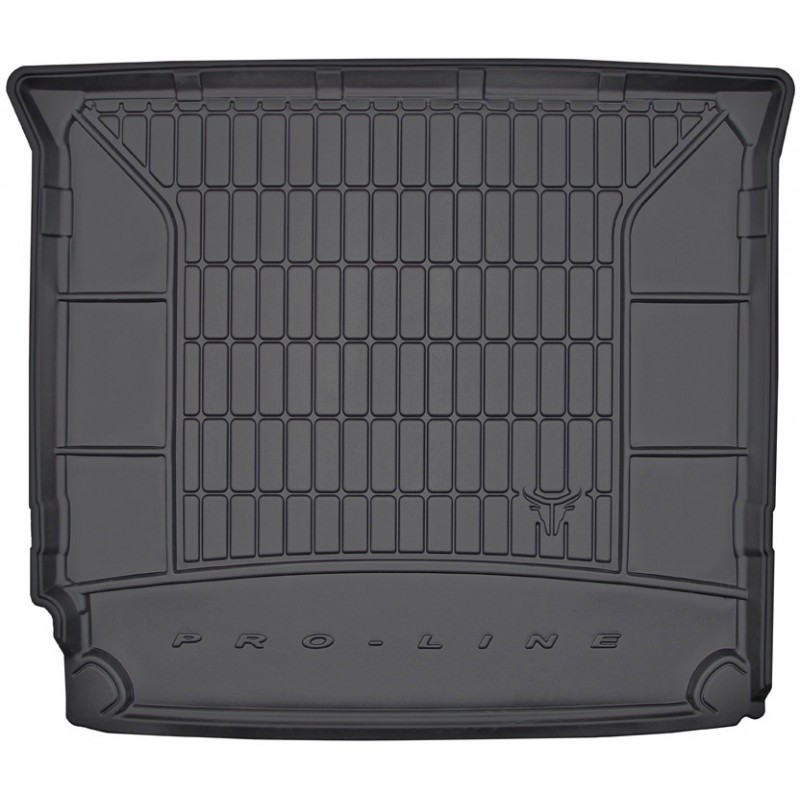 Гумовий килимок в багажник для Chevrolet Orlando (mkI) 2010-2018 (7 мест)(сложенный 3 ряд) (Frogum Proline Premium)