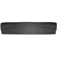 Гумовий килимок в багажник для Citroen C4 Grand Picasso (mkI) 2006-2013 (7 мест)(разложенный 3 ряд) (Frogum Proline Premium)