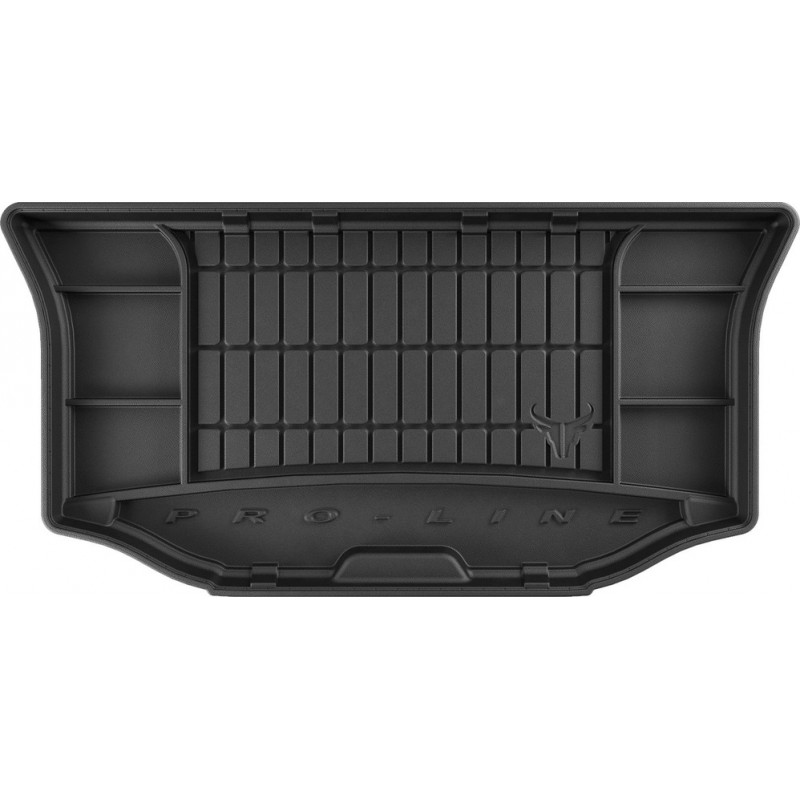 Гумовий килимок в багажник для Mitsubishi Mirage (mkVI) 2012-2024 (хетчбек)(верхний уровень) (Frogum Proline Premium)