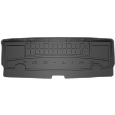 Гумовий килимок в багажник для Opel Zafira (mkI)(A) 1999-2005 (7 мест)(разложенный 3 ряд) (Frogum Proline Premium)
