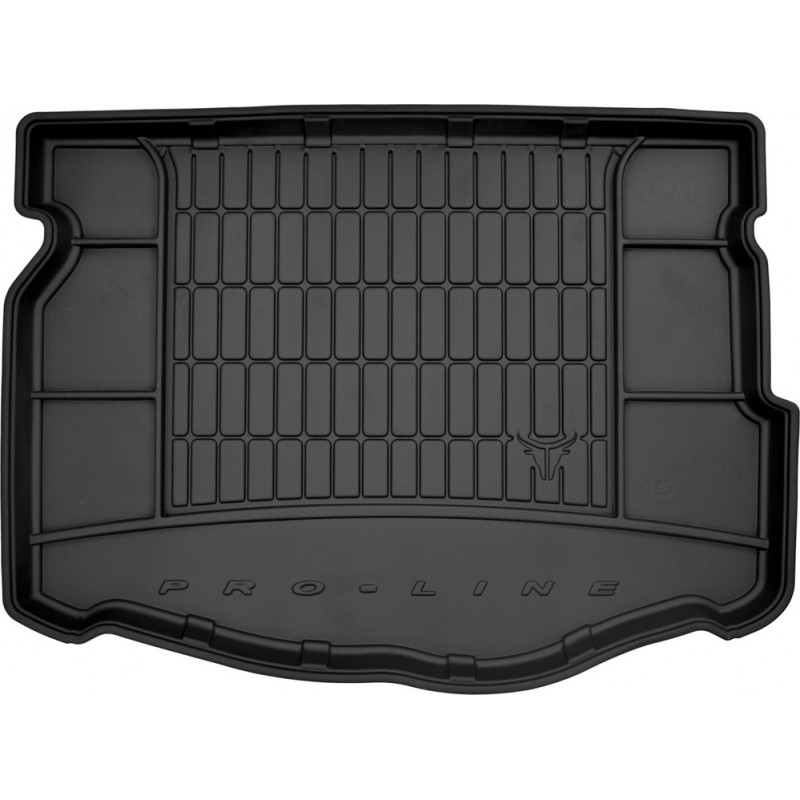 Гумовий килимок в багажник для Renault Scenic (mkIV) 2016-2022 (нижний уровень) (Frogum Proline Premium)