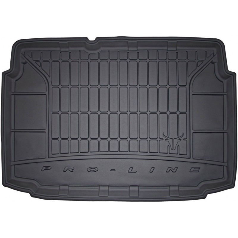 Гумовий килимок в багажник для Volkswagen Polo (mkIV) 2001-2010 (хетчбек)(нижний уровень) (Frogum Proline Premium)