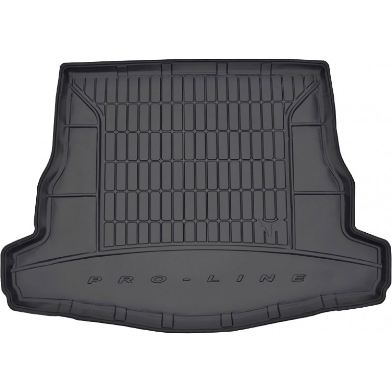 Гумовий килимок в багажник для Renault Laguna (mkIII) 2007-2015 (лифтбек)(с боковыми нишами) (Frogum Proline Premium)