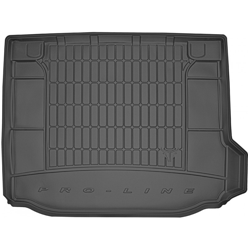 Гумовий килимок в багажник для BMW X3 (G01) 2017-2024 (с нишей справа) (Frogum Proline Premium)