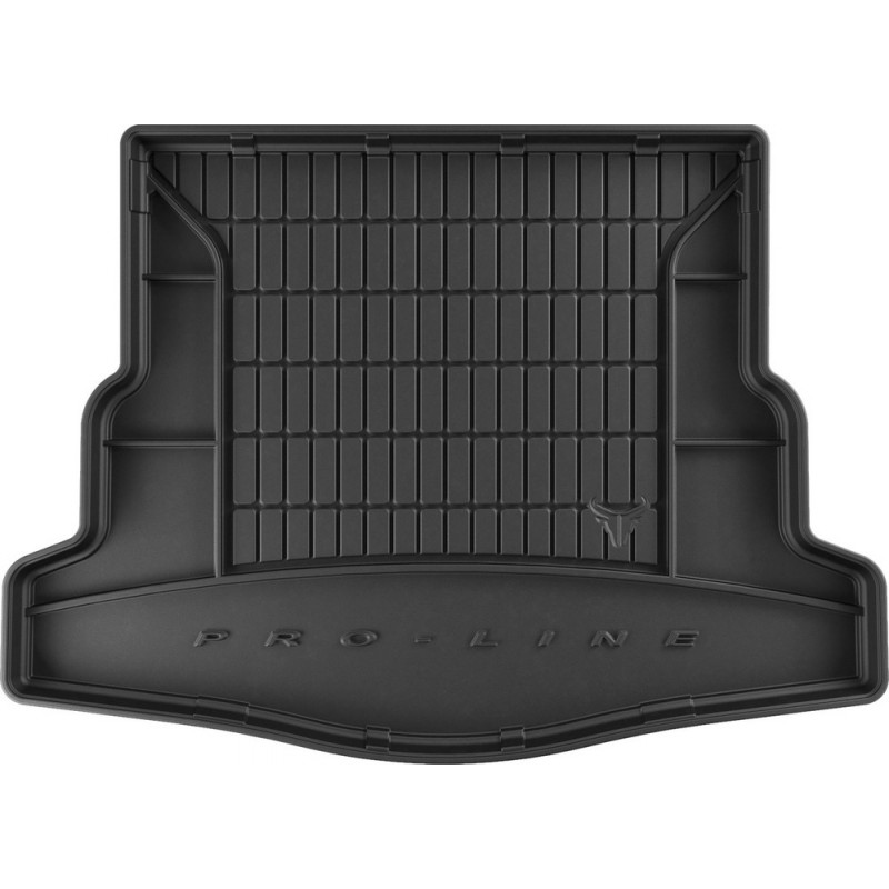 Гумовий килимок в багажник для Renault Laguna (mkIII) 2007-2015 (купе)(с органайзером)(с боковыми нишами) (Frogum Proline Premium)