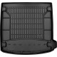 Гумовий килимок в багажник для Audi Q8/SQ8/RS Q8 (mkI) 2018→ (с докаткой)(с органайзером)(с сеткой слева) (Frogum Proline Premium)