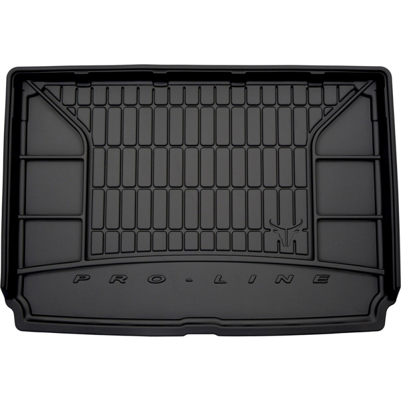 Гумовий килимок в багажник для Mercedes-Benz A-Class (W169) 2004-2012 (верхний уровень)(с докаткой) (Frogum Proline Premium)