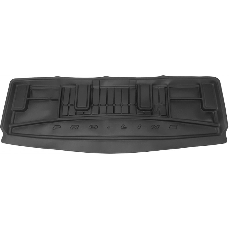 Гумовий килимок в багажник для Renault Espace (mkIV) 2002-2015 (разложенный 3 ряд) (Frogum Proline Premium)