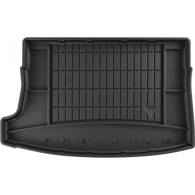 Гумовий килимок в багажник для Volkswagen e-Golf (mkVII) 2014-2019 (без двухуровневого пола) (Frogum Proline Premium)