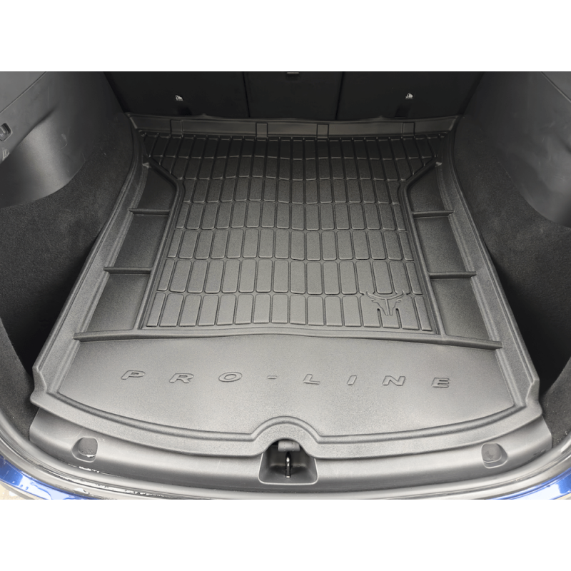 Гумовий килимок в багажник для Tesla Model Y (mkI) 2020→ (верхний уровень) (Frogum Proline Premium)