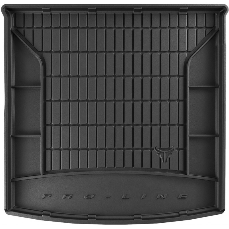 Гумовий килимок в багажник для Volkswagen Tiguan (mkII) 2016-2024 (Allspace)(верхний уровень) (Frogum Proline Premium)