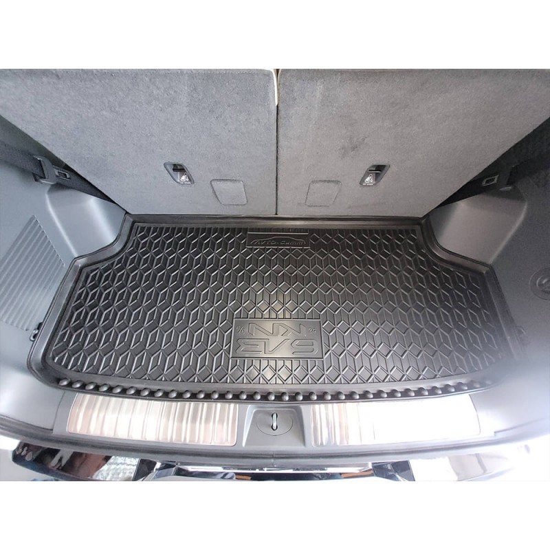 Килимок в багажник для Kia EV9 (2024-...) короткий (Avto-Gumm)