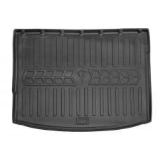 Килимок в багажник для SEAT Leon III (5F) (2012-2019) (hatchback) верхня поличка з фальш підлогою з бортиками 30 мм (Stingray)