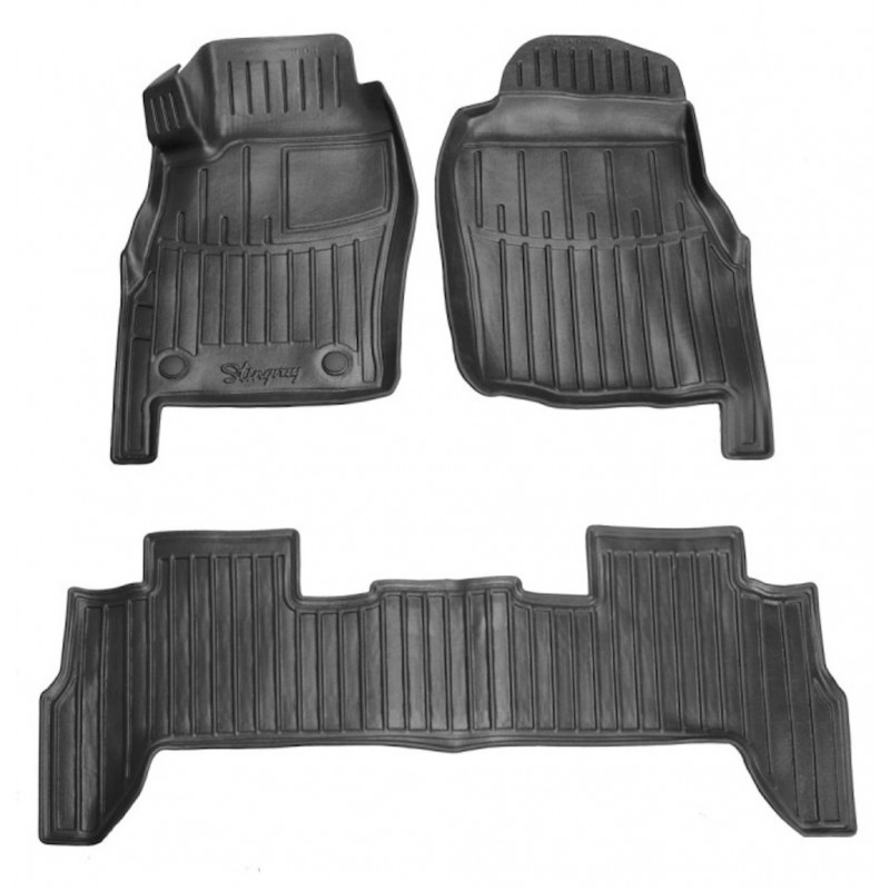 3D килимки для Nissan Patrol (Y61) (1997-2013) (5 doors) з бортиками 30 мм (Stingray)