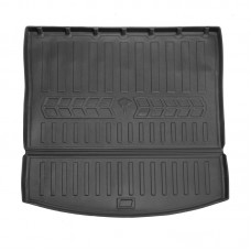 Килимок в багажник для Volkswagen Touran (2003-2016) 7 місць з бортиками 30 мм (Stingray)