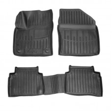 3D килимки для Toyota Prius (ZVW50R) (2015-...) з бортиками 30 мм (Stingray)