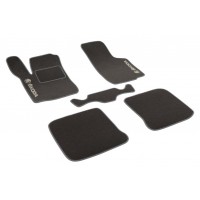 Текстильні (ворсові) коврики для Skoda Octavia I (1996-2004) сірого кольору (Standart) Текстильні (ворсові) коврики для Skoda Octavia I (1996-2004) сірого кольору (Standart)