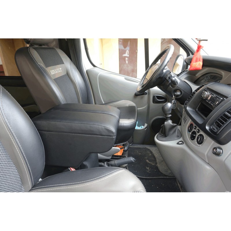 Підлокітник для Opel Vivaro (сидіння 1+1) (чорний)