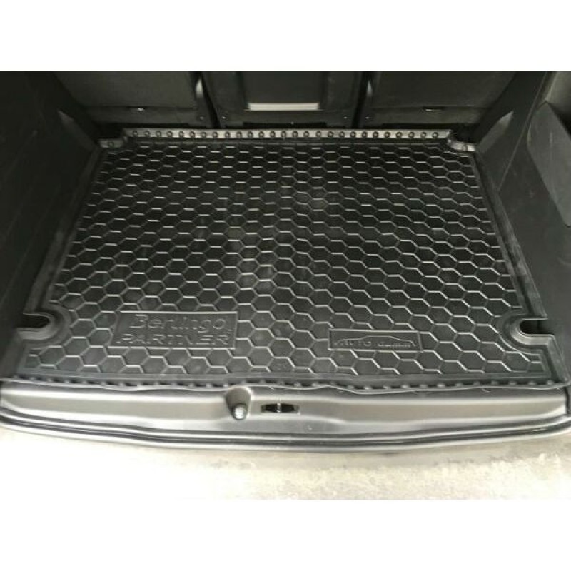 Килимок в багажник для Citroen Berlingo (B9)/Peugeot Partner Tepee 2008- (Avto-Gumm)
