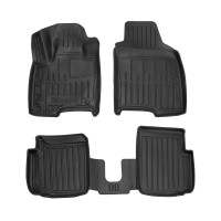 3D килимки для Fiat Panda (2012-2024) з бортиками 30 мм (Stingray)