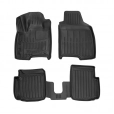 3D килимки для Fiat Panda (2012-2024) з бортиками 30 мм (Stingray)