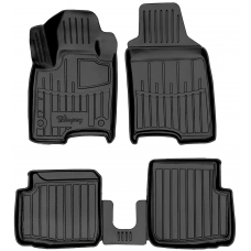 3D килимки для Fiat Panda (2012-2024) з бортиками 30 мм (Stingray)