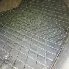 Гумові килимки в салон для Chevrolet Aveo (T250) (2005-...) комплект з 4 штук (Stingray)
