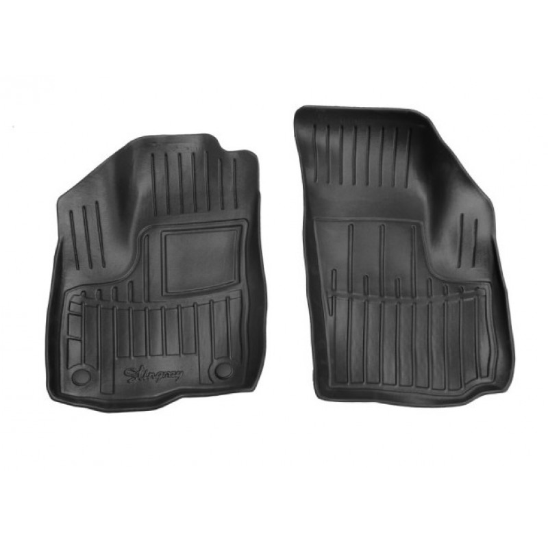 Передні 3D килимки для Fiat Doblo (2000-2010) з бортиками 30 мм (Stingray)